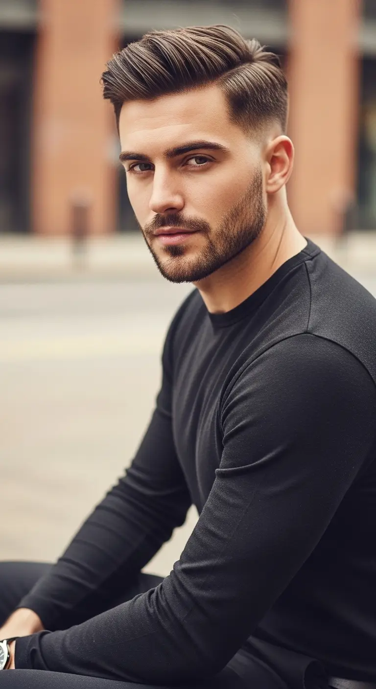 Natural Fade Haircuts: 7 Ideas for Men That Turn Heads 9 Natural Side-Part Fade