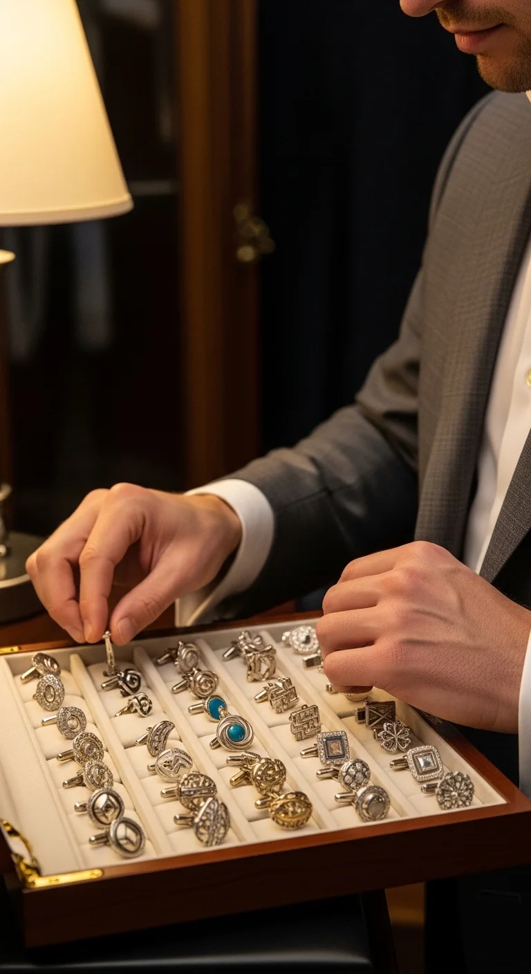 How to Choose Cufflinks: A Complete Guide for Style and Confidence 8 Pay Attention to Size and Proportion