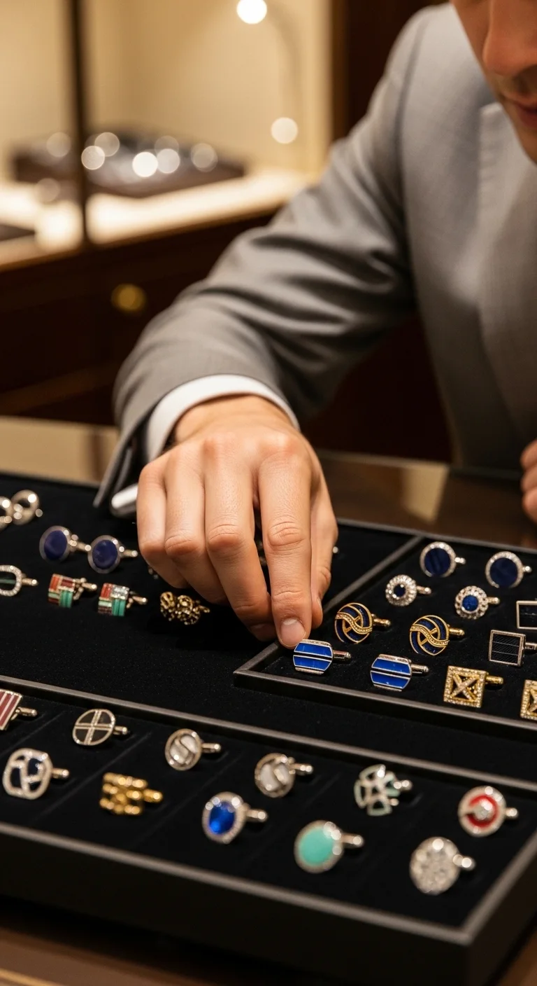 How to Choose Cufflinks: A Complete Guide for Style and Confidence 6 Selecting the Right Material