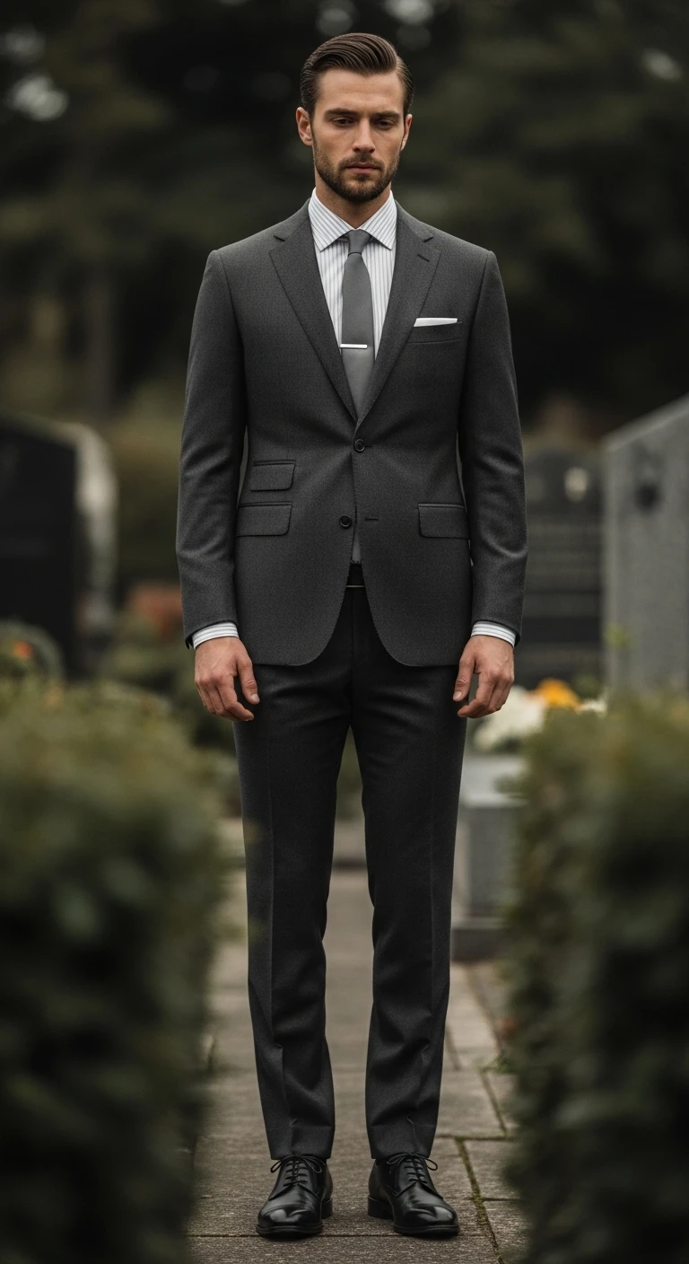 Men’s Funeral Outfit Ideas: 8 Options That Always Look Right 3 Understanding the Unspoken Rules of a Men’s Funeral Outfit