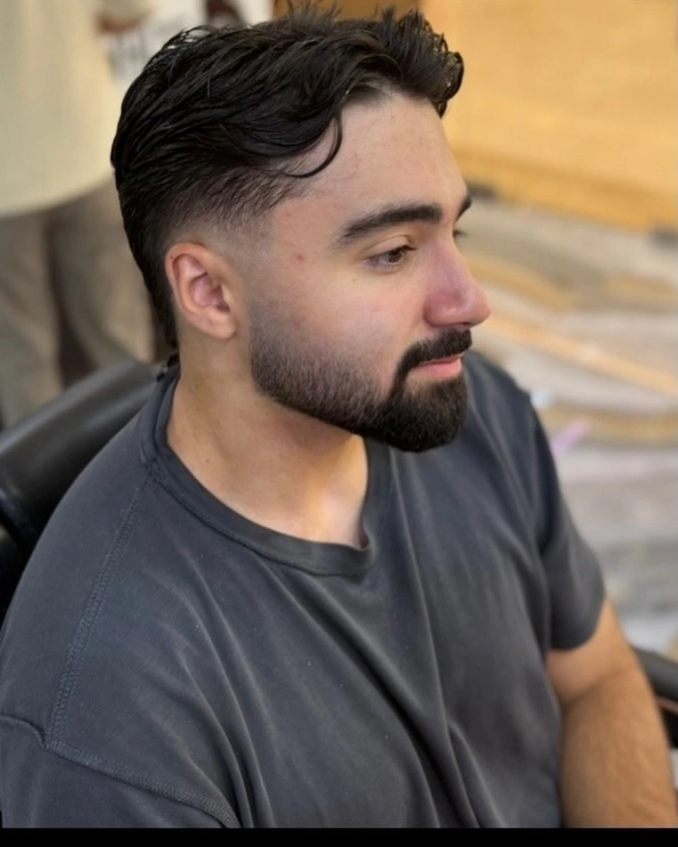 20 Flow Haircut with Beard: The Style Upgrade Men Are Choosing 9 m z barber 1783728922