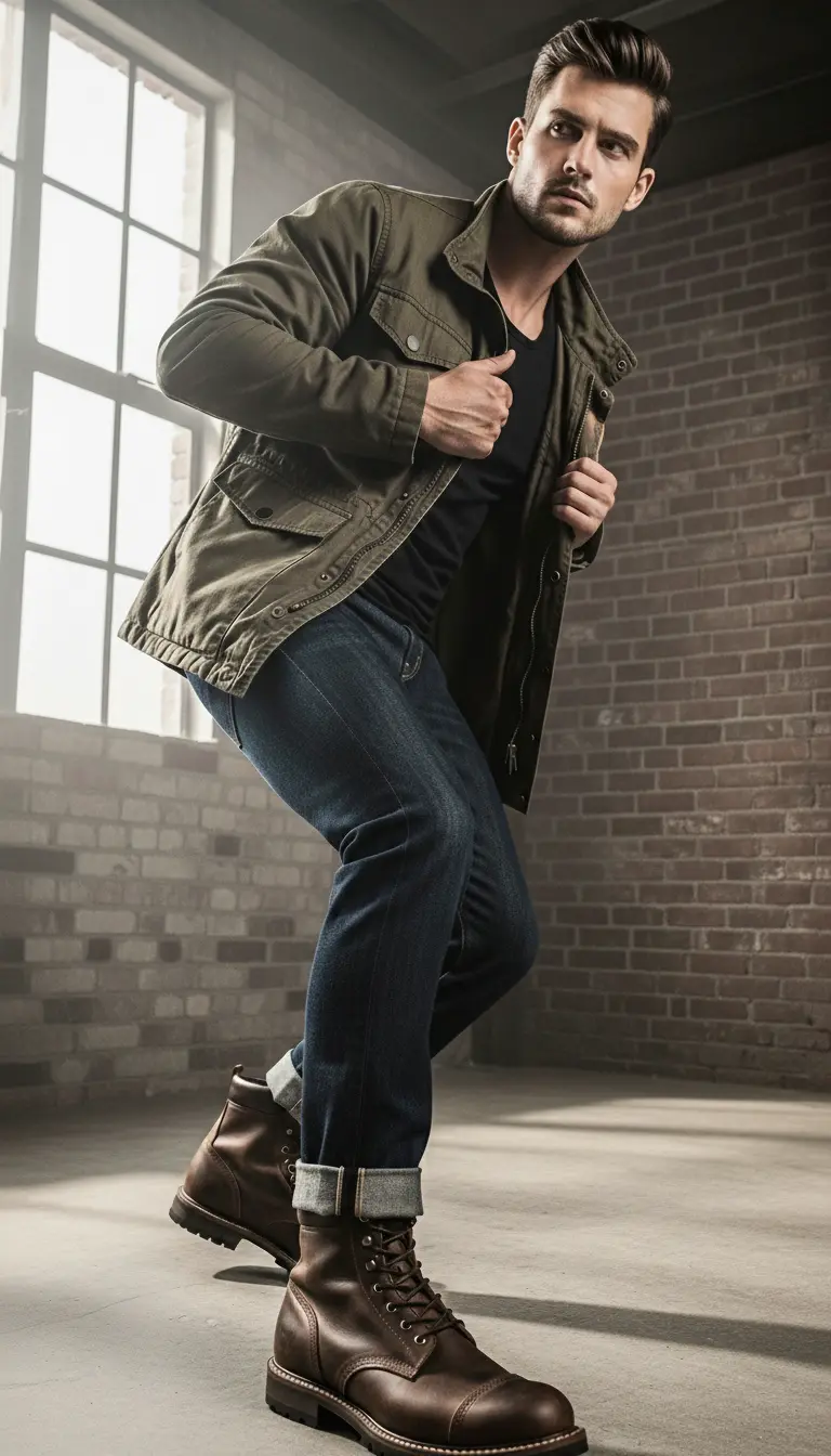 Biker Fashion for Men: 9 Bold Outfit Ideas 5 Boots Built to Run the Show