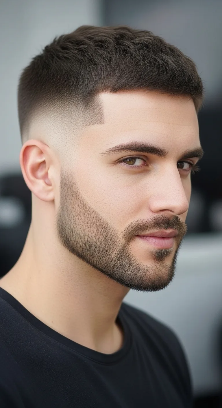 10 Crew Cut Hairstyles for Men That Look Insanely Sharp 6 Crew Cut With Low Fade
