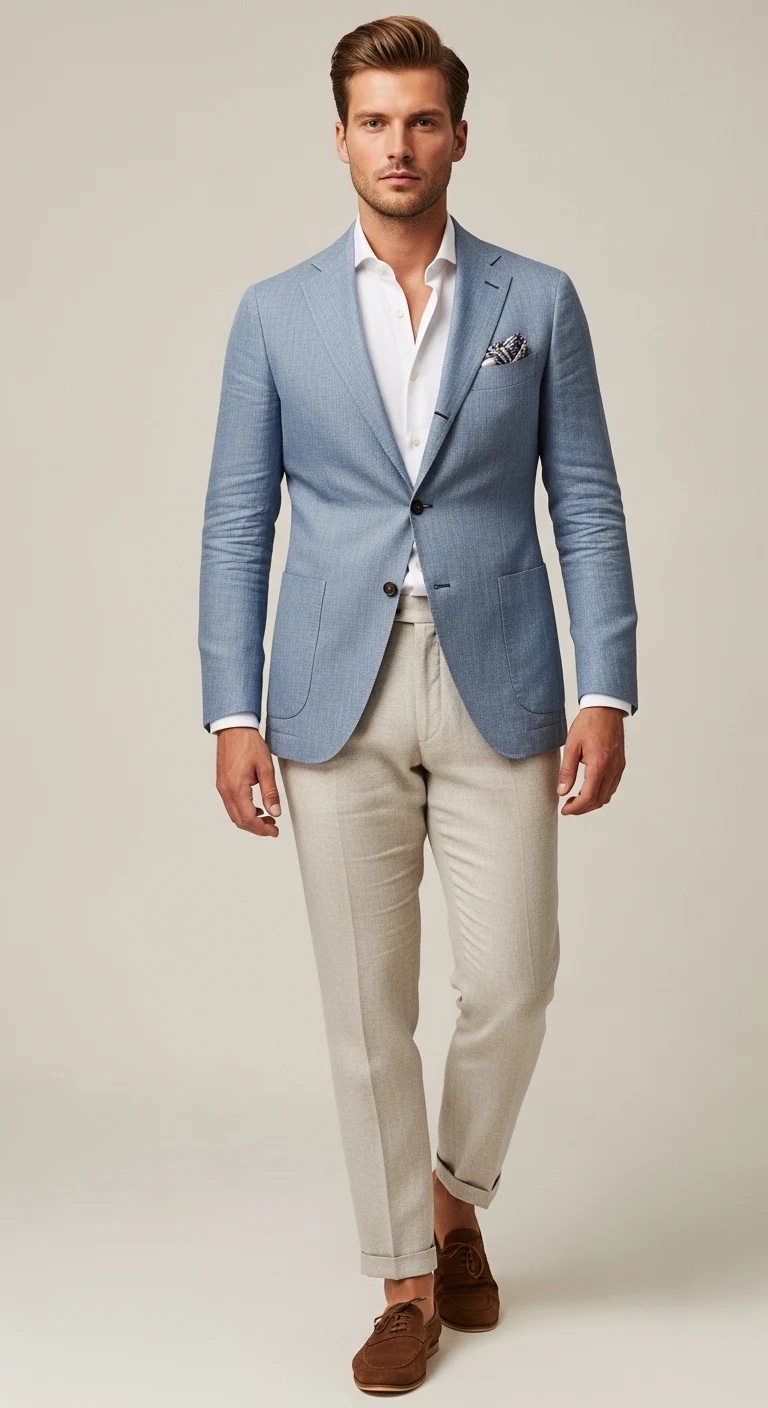 13 Men in Suits Looks That Always Impress 10 Linen Suit for Summer Comfort