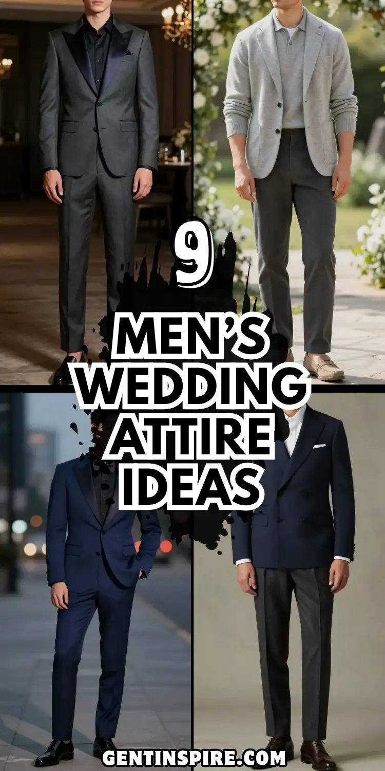 9 Men’s Wedding Attire Ideas That Turn Heads 2 Mens Wedding Attire Ideas