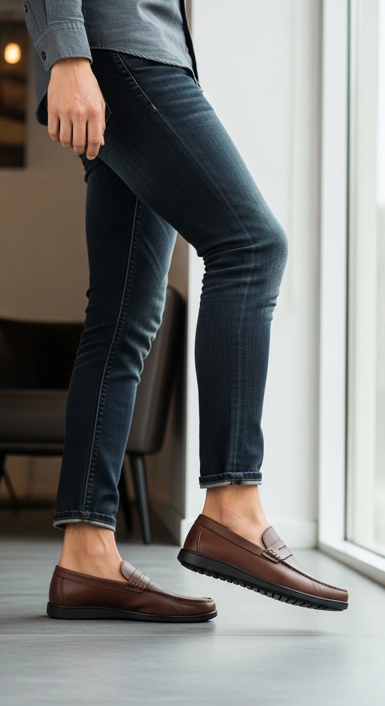 8 Driving Shoes for Men Ideas That Shift Your Style Up 4 Minimalist Leather Moccasins With Sleek Rubber Outsoles