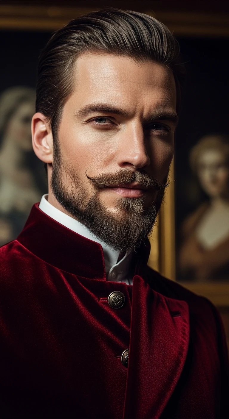 Formal Beard Styles: 11 Sharp Looks for Any Formal Moment 8 Refined Van Dyke with Subtle Cheek Definition