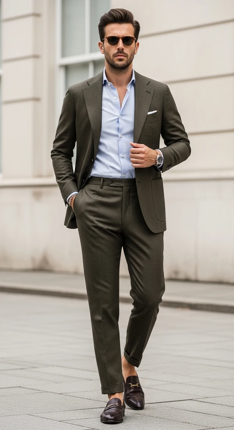 13 Men in Suits Looks That Always Impress 14 Relaxed Fit Suit for Effortless Style