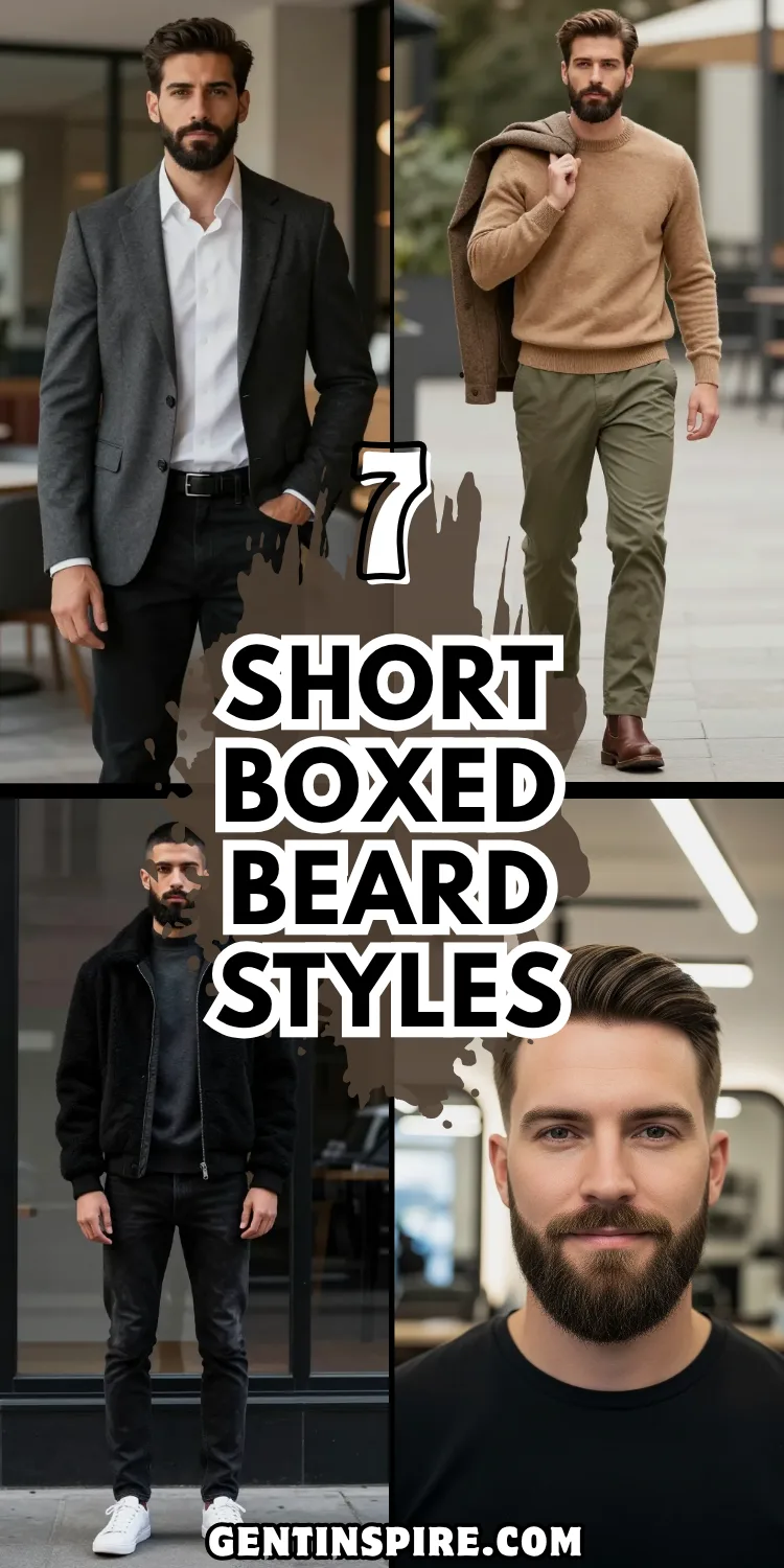Short Boxed Beard Styles: 7 Clean & Sharp Looks 2 Short Boxed Beard Style