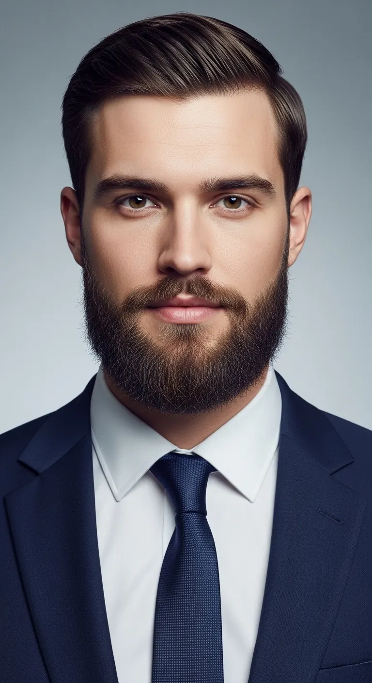 Beard Styles for Long Face: 9 Bold Ways to Add Width 10 Short, Wide Chin-Beard to Add Male Structure