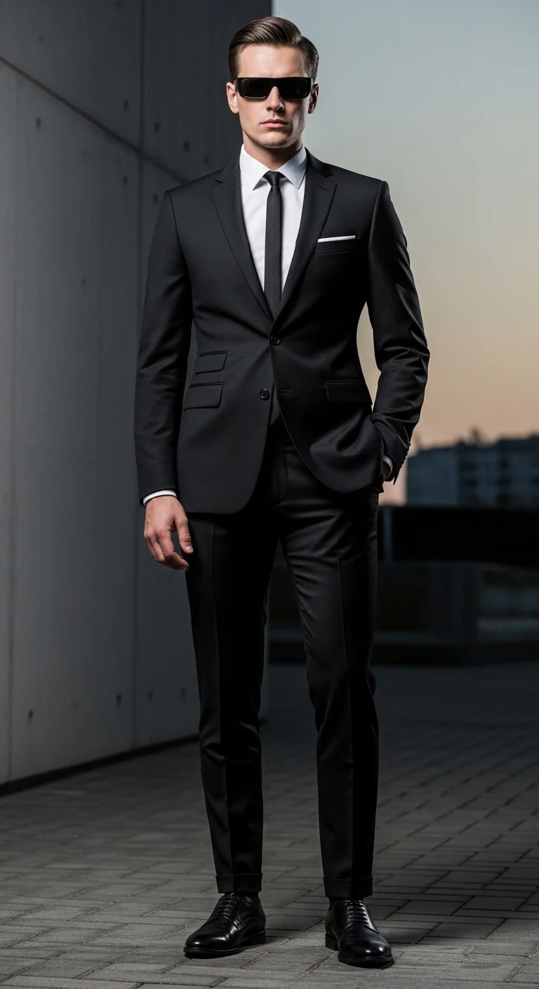 Men in Black Outfit: 12 Stylish Ideas for a Bold Look 4 Why Tailoring Defines Modern Black Fashion Identity