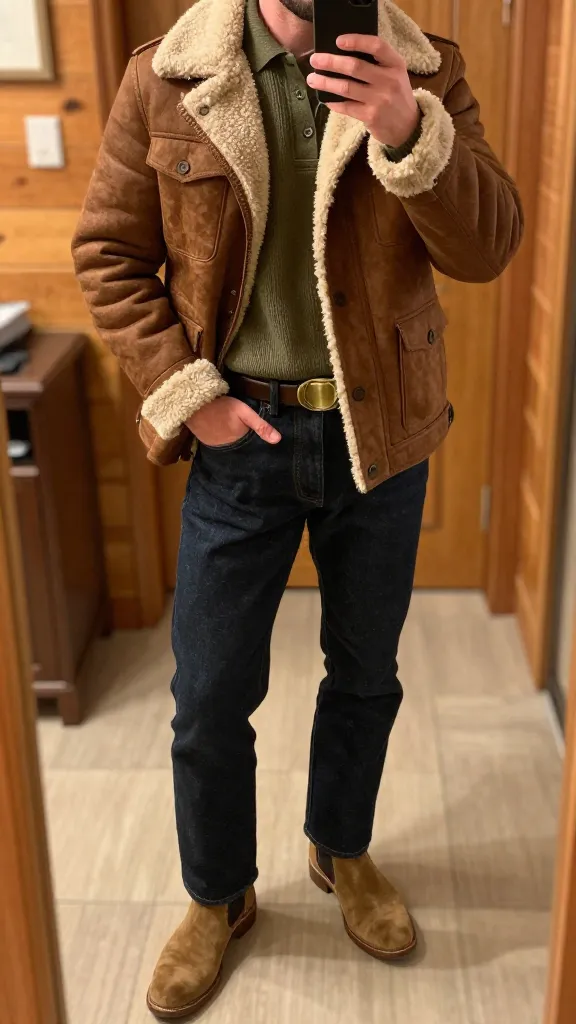 7 Men Weekend Outfit: Style That Wires Hearts 5 The Ruggedly Refined Lodge-Inspired Look