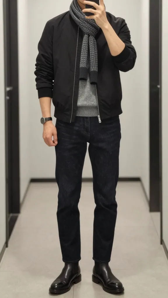 Men Jacket: 13 Sharp Fits You’ll Wear All Season 5 Minimalist Black Bomber That Slays The Office-To-Bar Transition
