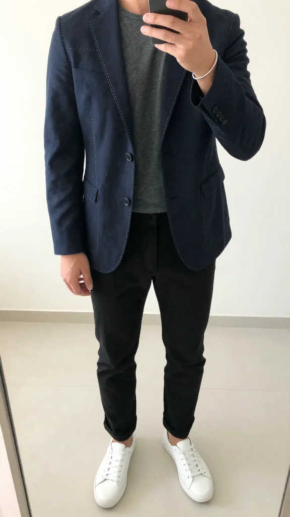 Men Jacket: 13 Sharp Fits You’ll Wear All Season 8 Navy Blazer With A Twist For Date Night Ambition