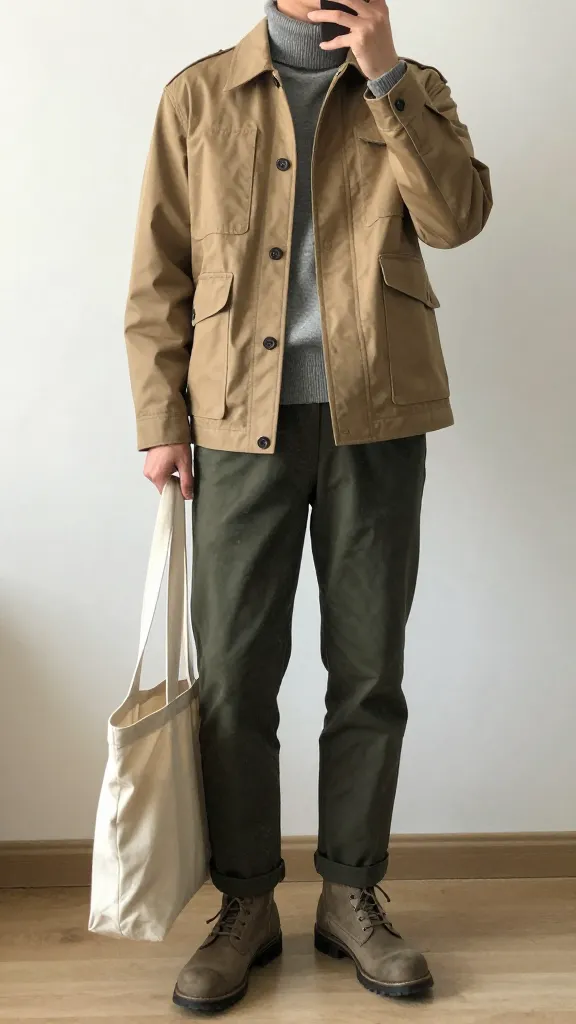 Men Jacket: 13 Sharp Fits You’ll Wear All Season 10 Tan Quad Jacket Layering For Military-Influenced Cool