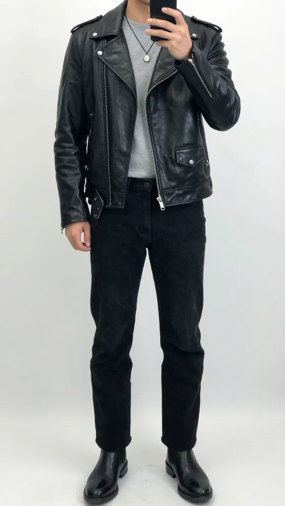 Men Jacket: 13 Sharp Fits You’ll Wear All Season 11 Leather Moto Jacket For Night-Only Edge