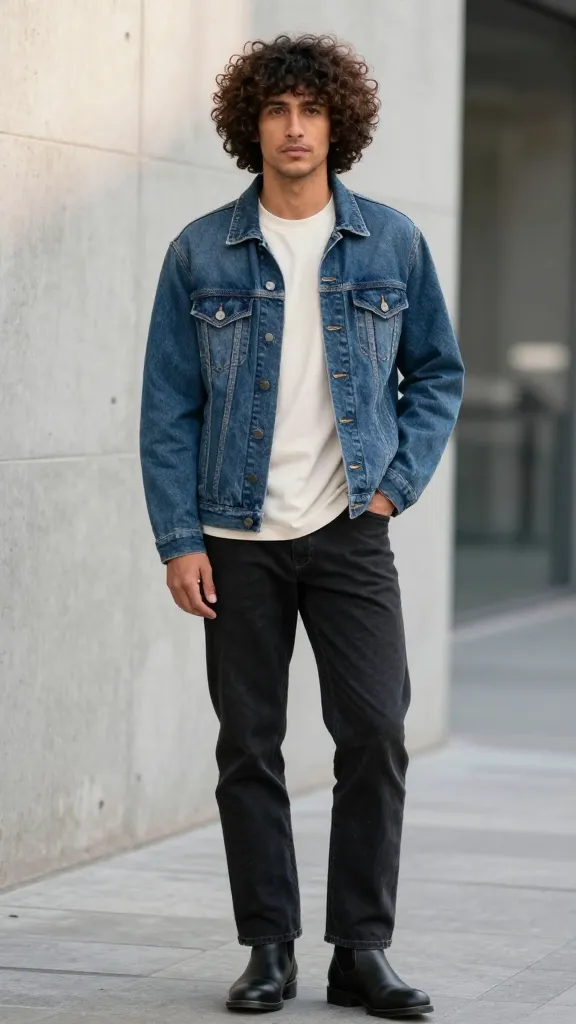 Men Haircut Curly Hair: Top 10 Styles for Big Curls 5 Classic Crewcut with a Modern Layered Fringe