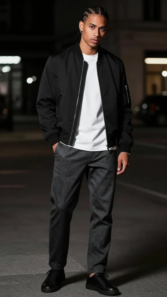 Men Cornrows: 7 Styles That Never Go Out of Fashion 3 Sleek Street-Ready Cornrows With Monochrome Edge