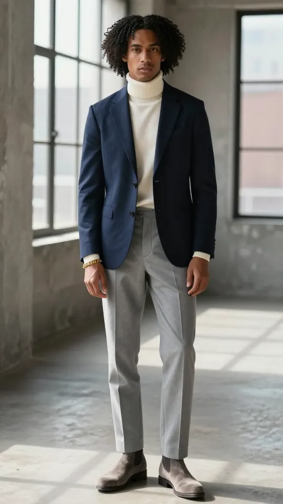 Men Cornrows: 7 Styles That Never Go Out of Fashion 4 The Lofty Afro-Influenced Modern Grit Ensemble