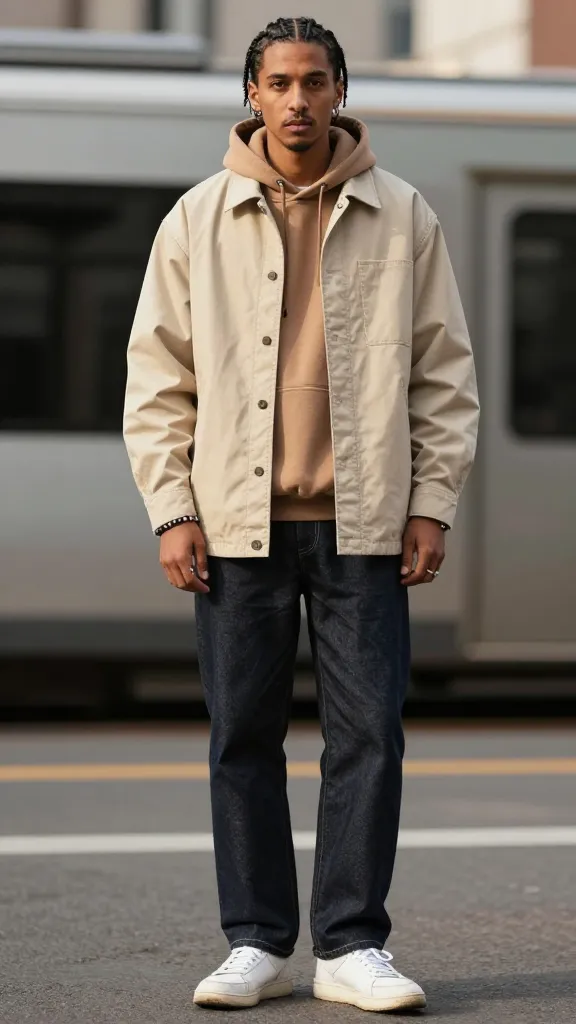 Men Cornrows: 7 Styles That Never Go Out of Fashion 5 Relaxed Urban Layering With Textured Neutrals