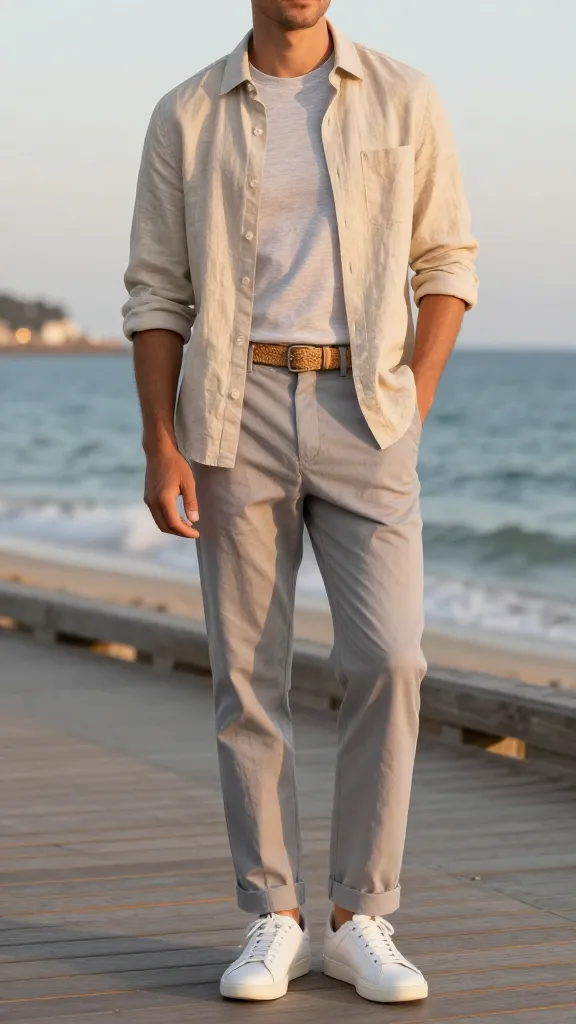 Men Valentines Gifts: 10 Chic Gear He’ll Love 10 Coastal Cool: Light Linen Layering