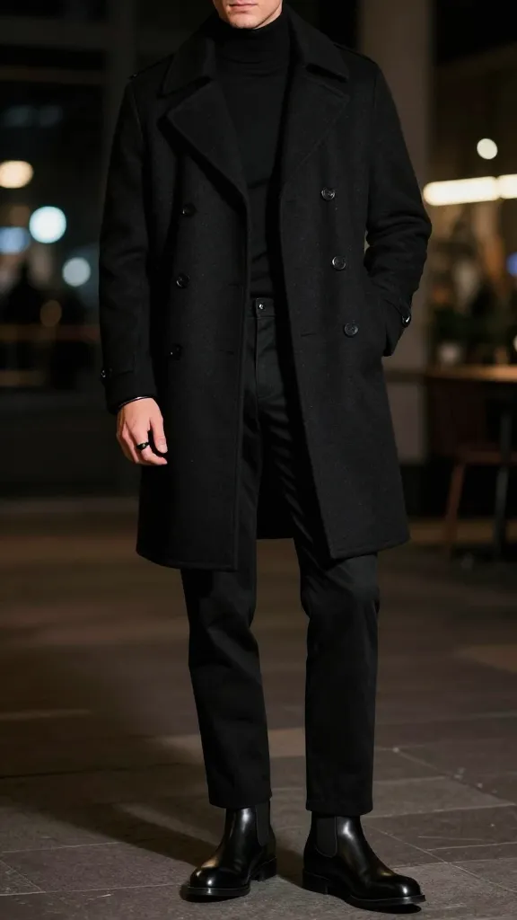 Men Valentines Gifts: 10 Chic Gear He’ll Love 13 Timeless Monochrome: All-Black Ensemble With a Twist