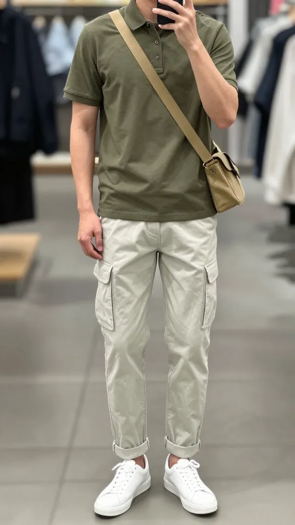 Men Polo Shirts Style for a Clean, Modern Look 11 Polo and Cargo Pants For Street-Ready Utility