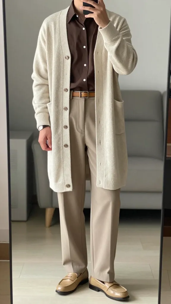 Brown Shirts Outfit: Effortless Style Secrets 7 Soft Beige Layering System That Feels Like a Warm Hug
