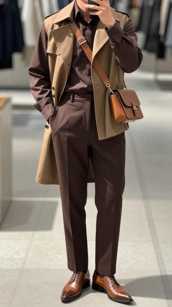 Brown Shirts Outfit: Effortless Style Secrets 8 Monochrome Mocha Moment That Feels Ultra-Polished