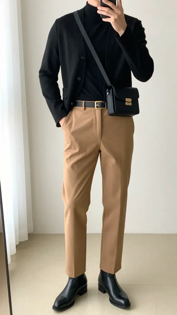 Brown Pants Outfit for Men for Every Occasion 9 Camel-Chic Tailored-Casual Combo That Bridges Gaps
