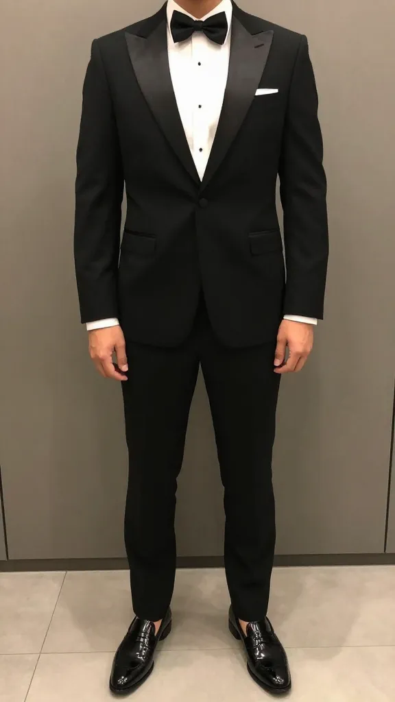 Want to Look Instantly More Sophisticated? Try These Men Formal Outfit Ideas 5 Black Tuxedo with a Modern Spin