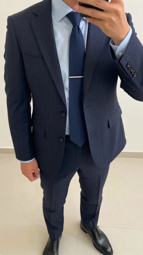 Want to Look Instantly More Sophisticated? Try These Men Formal Outfit Ideas 11 Pinstripe Perfection for Standout Boardroom Presence