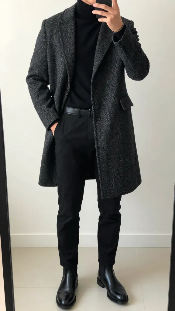 13 Men Casual Outfit: Effortless Style in 60 Seconds 6 Monochrome Minimalist Fit That Speaks in One Color Family