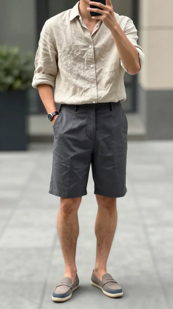 13 Men Casual Outfit: Effortless Style in 60 Seconds 9 Soft Sandals and Shorts Itinerary for Warmer Days