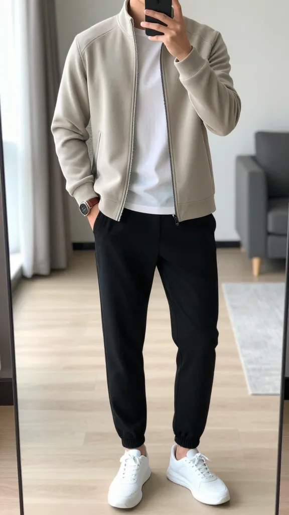 13 Men Casual Outfit: Effortless Style in 60 Seconds 15 Refined Athleisure for Everyday Quick-Dits