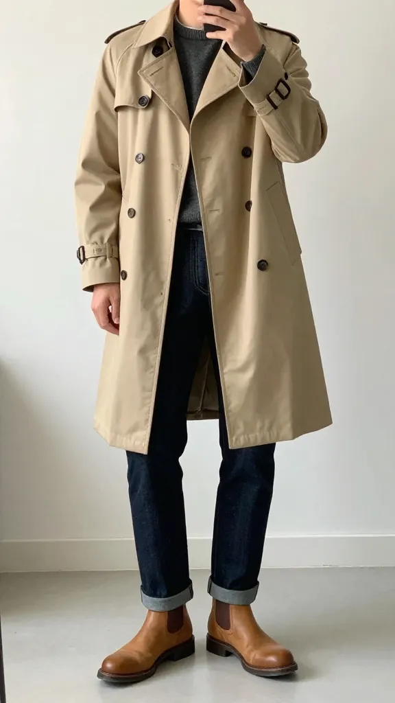 Want to Look 10 Years Younger? Try These Men 60s Fashion Tips 4 The Neat-Twill Trench That Never Says Die
