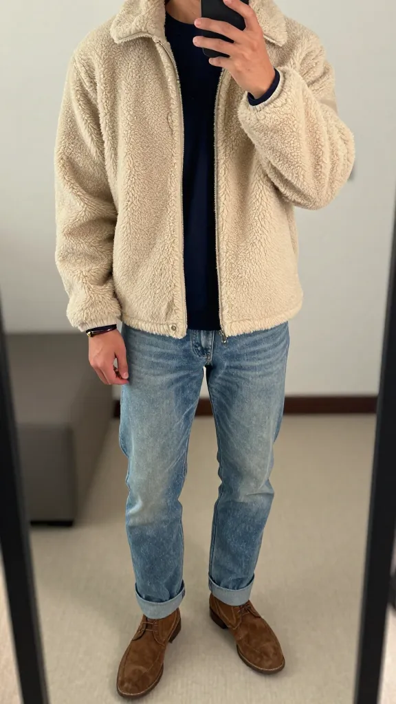 Want to Look 10 Years Younger? Try These Men 60s Fashion Tips 6 Teddy Jacket Remix That Feels Like a Cozy Hug