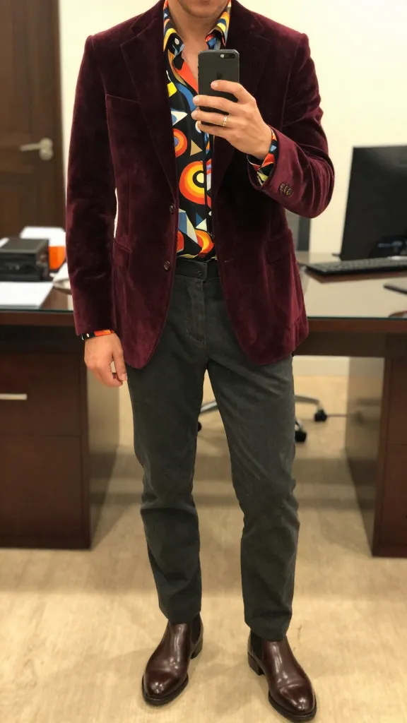 Are These Men 70s Outfits Making a Comeback? 3 Velvet Blazer Power Move That Says You Mean Business