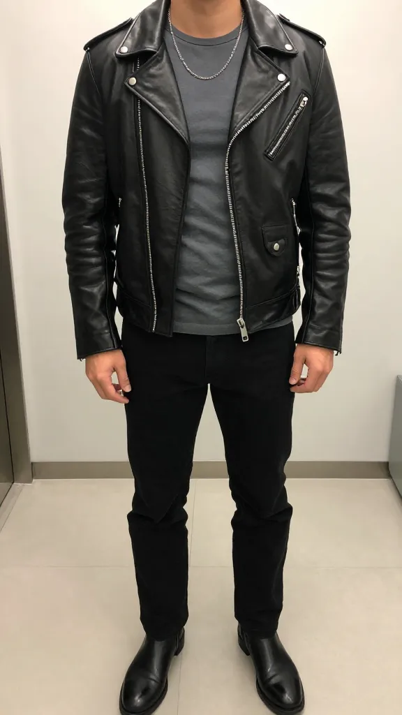 Are These Men 70s Outfits Making a Comeback? 7 Leather Jacket Dionysus: All Black with a Vintage Twist