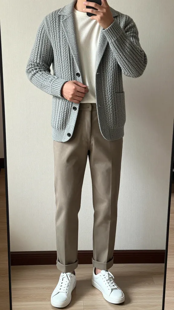 13 Men 1920s Fashion: Daring Dapper Guide 8 The Casual Charmer: Knit Blazer with Slim Trouser Pairing