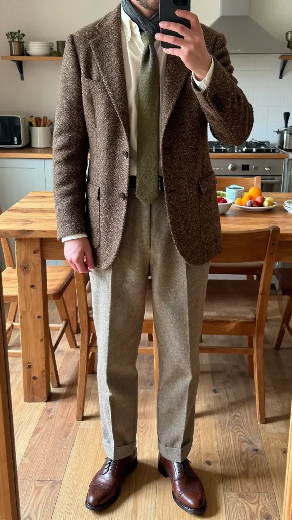 13 Men 1920s Fashion: Daring Dapper Guide 13 The Vintage Workhorse: Tweed Sport Coat with Trousers