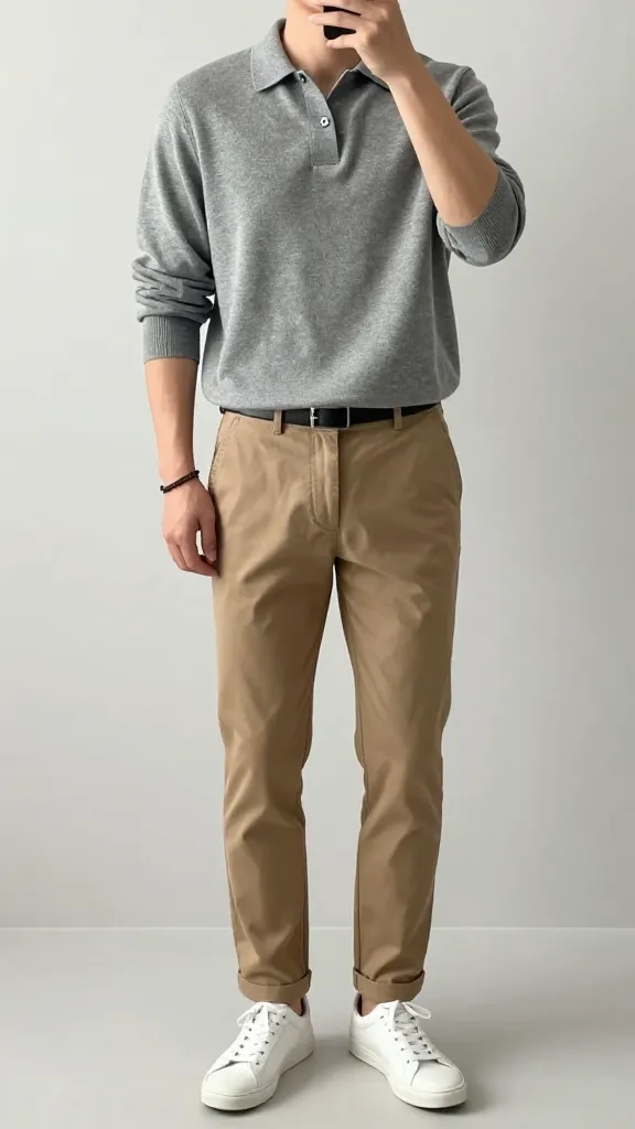 Men 90s Fashion: 12 Retro Reboot for Modern Style 13 Bowl-Cut Knit Polo