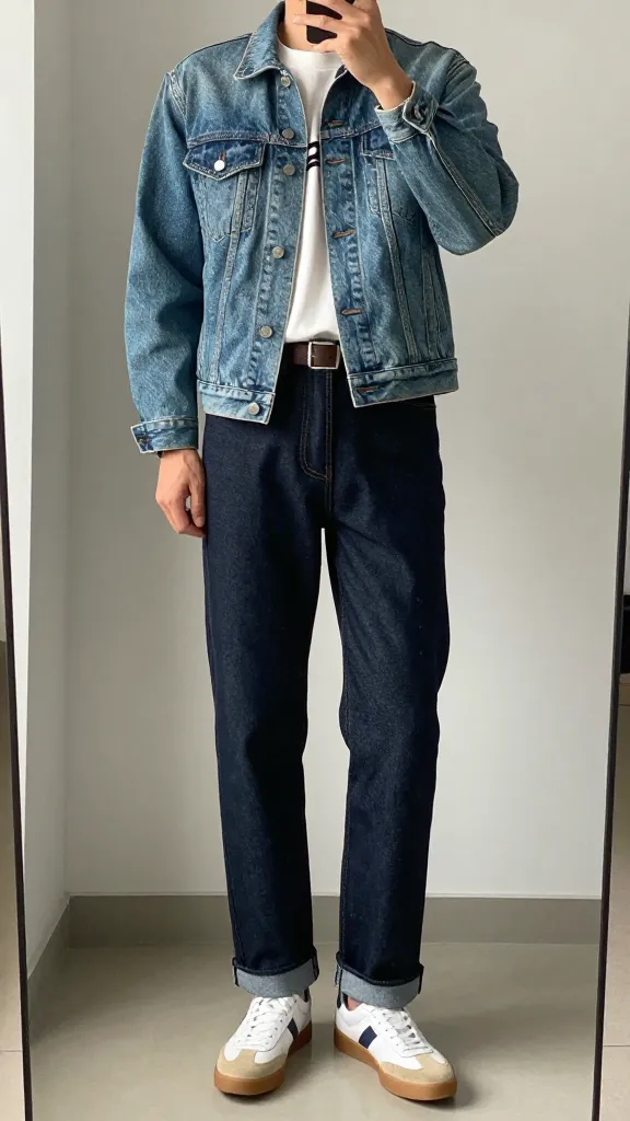 11 Men 80s Fashion: Bold Looks to Try Now 6 Denim Masterclass: Double-Denim, But Smarter