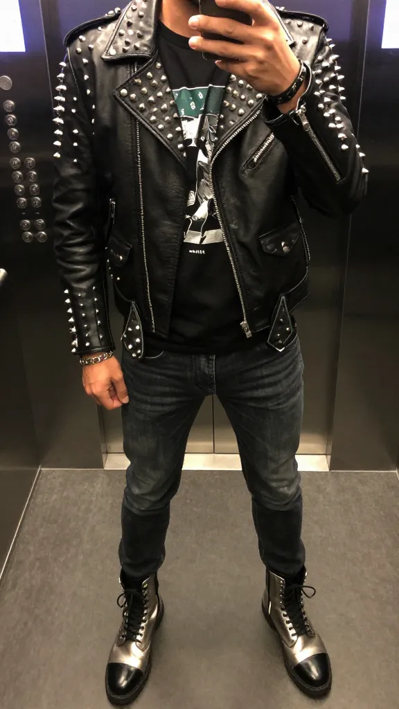 11 Men 80s Fashion: Bold Looks to Try Now 13 Music-Mestival Vibe: Leather Jacket and Metal Details