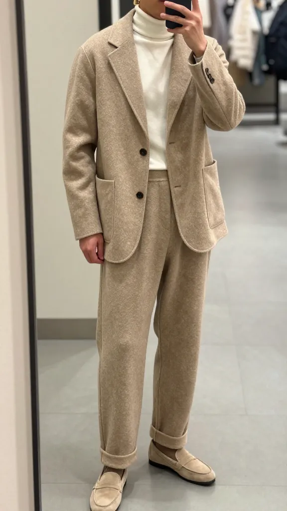 12 Merino Wool Suits: Sharp, Breathable Power Looks 5 Cozy Tailored Blazer With Relaxed Trousers Duo