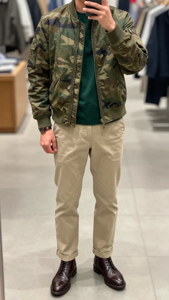 Military Style Outfits: 11 Bold Looks to Elevate Your Wardrobe 4 Bomber Jacket Utility King Look That Pops