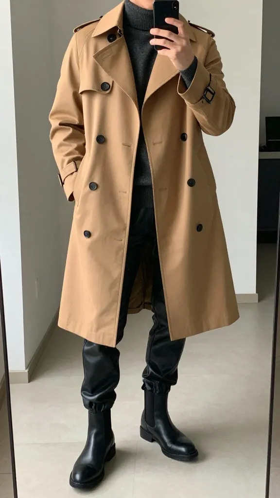 Military Style Outfits: 11 Bold Looks to Elevate Your Wardrobe 7 Camel Trench Reinvented With Luxe Knit