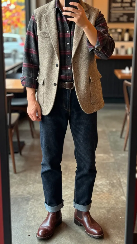 Men’s Fall Flannel Outfits: 9 Cozy, Bold & Street-Ready 3 Lumberjack Luxe: Flannel, Tweed, and Boots That Do All the Talking