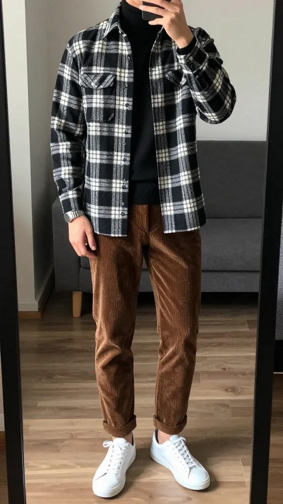 Men’s Fall Flannel Outfits: 9 Cozy, Bold & Street-Ready 4 Cozy Techwear Flannel Mashup: City-Wloor Meets Cabin Vibes