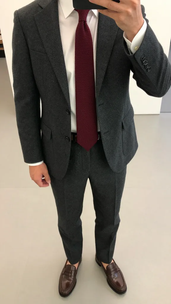 8 Men’s Shirt and Tie Combos Ideas That Elevate Your Style 5 Bold Yet Polished: White Shirt + Burgundy Knit Tie
